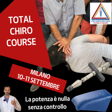 Corso tecniche chiropratiche